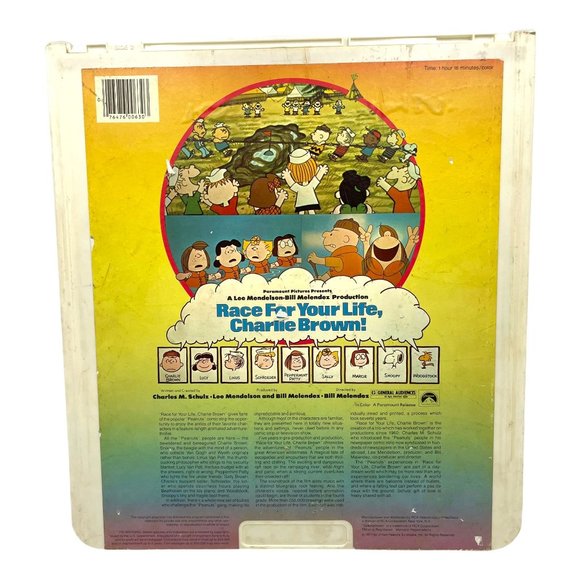 Race For Your Life Charlie Brown RCA Selectavision Laser Videodisc Disc Peanuts - Picture 2 of 7